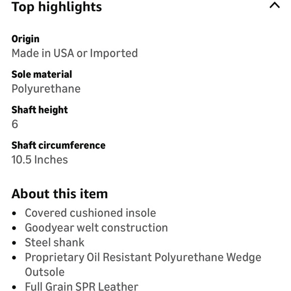 Georgia Boot Men's Tan Leather Boots - Picture 9 of 10